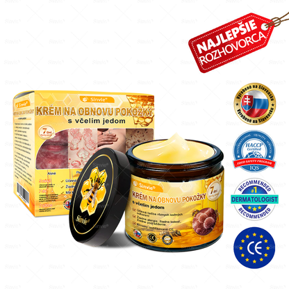 🌻🌻  Sinvie® Krém na obnovu pokožky s včelím jedom 🔥 Odporúčané dermatológmi | Proti vráskam, pigmentovým škvrnám a ochabnutej pokožke – 50 ml