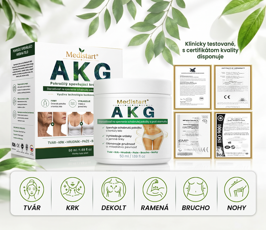 ✨ Medistart® AKG POKROČILÝ SPEVŇUJÚCI TELOVÝ KRÉM – 💧 Pre pevnejšiu, hladšiu a pružnejšiu pokožku.