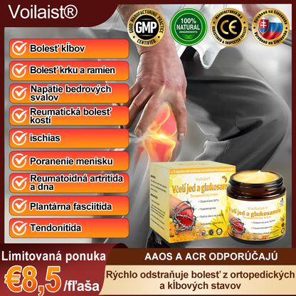 ✨🐝✨Voilaist® Terapeutický krém s včelím jedom a glukozamínom - Určené pre ľudí v strednom a staršom veku