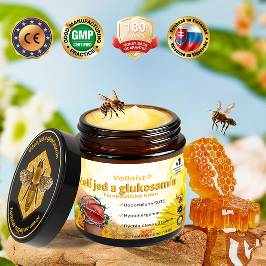 ✨🐝✨Voilaist® Terapeutický krém s včelím jedom a glukozamínom - Určené pre ľudí v strednom a staršom veku