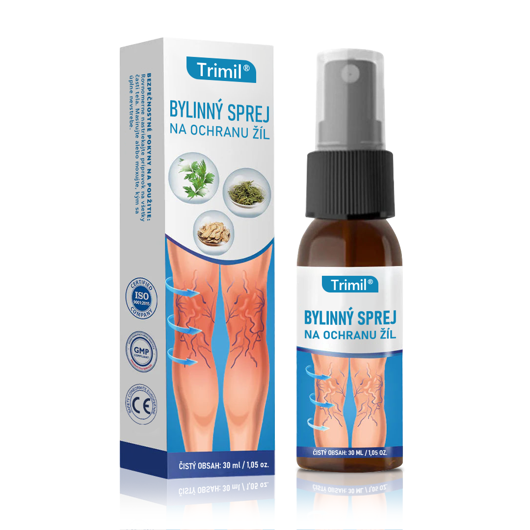 💙💙Trimil® Bylinný Sprej na Ochranu Žíl - ✅ Klinicky preukázané: Kŕčové žily zmiznú už za 7 dní!
