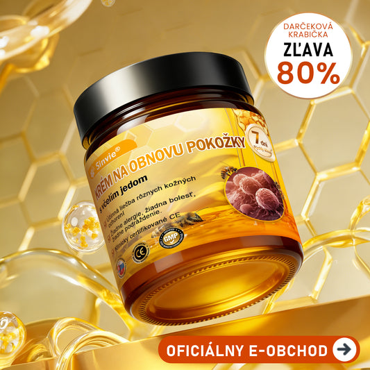 🌻 Sinvie® Krém na obnovu pokožky s včelím jedom 🔥 Odporúčané dermatológmi | Proti vráskam, pigmentovým škvrnám a ochabnutej pokožke – 50 ml