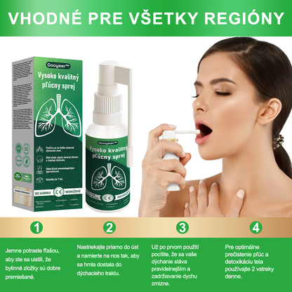 🌿𝐆𝐨𝐨𝐲𝐞𝐞𝐫™ Vysoko kvalitný pľúcny sprej -🧑‍⚕️ Podporuje zdravie pľúc, priedušiek a dutín, podporuje zdravie dýchacieho systému a ľahšie dýchanie