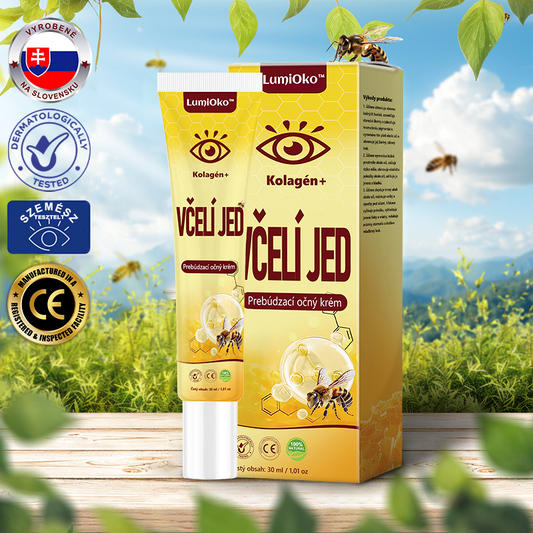 🌻LumiOko™ Kolagén+ Včelí Jed Prebúdzací Očný Krém - Odporúčané dermatológom - Získalo certifikát CE