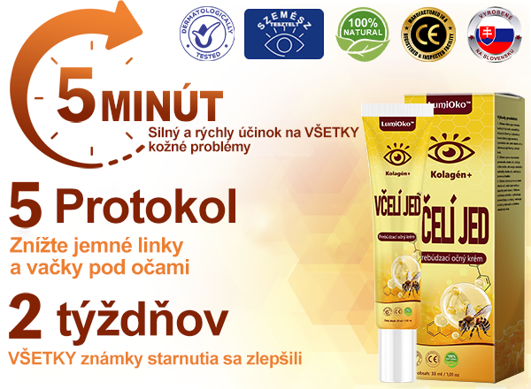 💛LumiOko™ Kolagén+ Včelí Jed Prebúdzací Očný Krém - Odporúčané dermatológom - Získalo certifikát CE