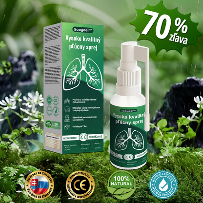 🌿𝐆𝐨𝐨𝐲𝐞𝐞𝐫™ Vysoko kvalitný pľúcny sprej -🧑‍⚕️ Podporuje zdravie pľúc, priedušiek a dutín, podporuje zdravie dýchacieho systému a ľahšie dýchanie