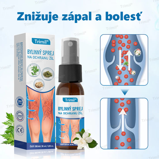 💙Trimil® Bylinný Sprej na Ochranu Žíl - ✅ Klinicky preukázané: Kŕčové žily zmiznú už za 7 dní!