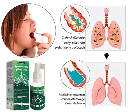 🌿𝐆𝐨𝐨𝐲𝐞𝐞𝐫™ Vysoko kvalitný pľúcny sprej -🧑‍⚕️ Podporuje zdravie pľúc, priedušiek a dutín, podporuje zdravie dýchacieho systému a ľahšie dýchanie